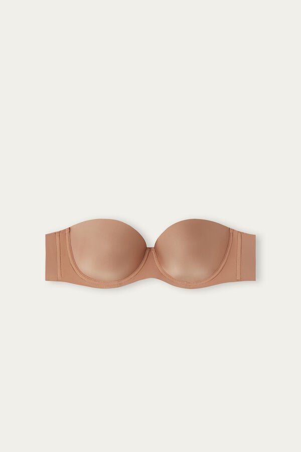 Intimssimi Giada Microfiber Bandeau Bra Natural | PENZX99261