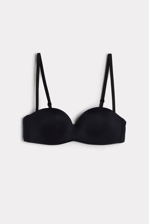 Intimssimi Gioia Bandeau Bra Negras | PEQCS90655