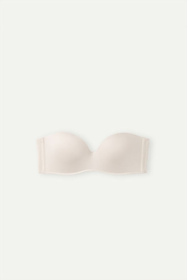 Intimssimi Gioia Bandeau Bra in Ultralight Microfiber Natural | PEZPD70206