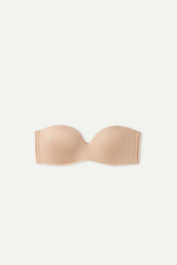 Intimssimi Gioia Bandeau Bra in Ultralight Microfiber Natural | XPEGW92854