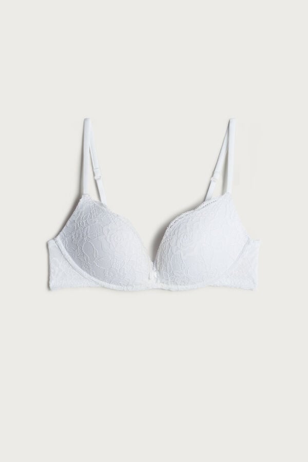 Intimssimi Gioia Lace Super Push-Up Bra Blancas | TPEWZ16162