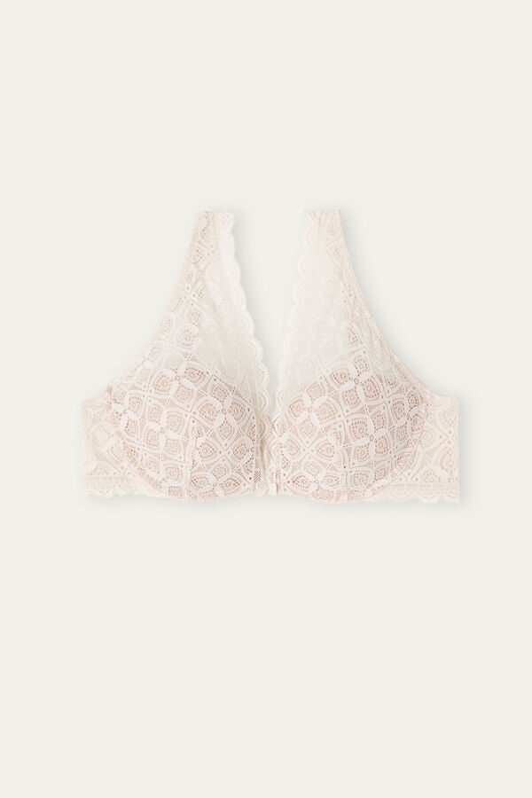 Intimssimi Giorgia Balconette Bra in Lace Natural | BPESD69318