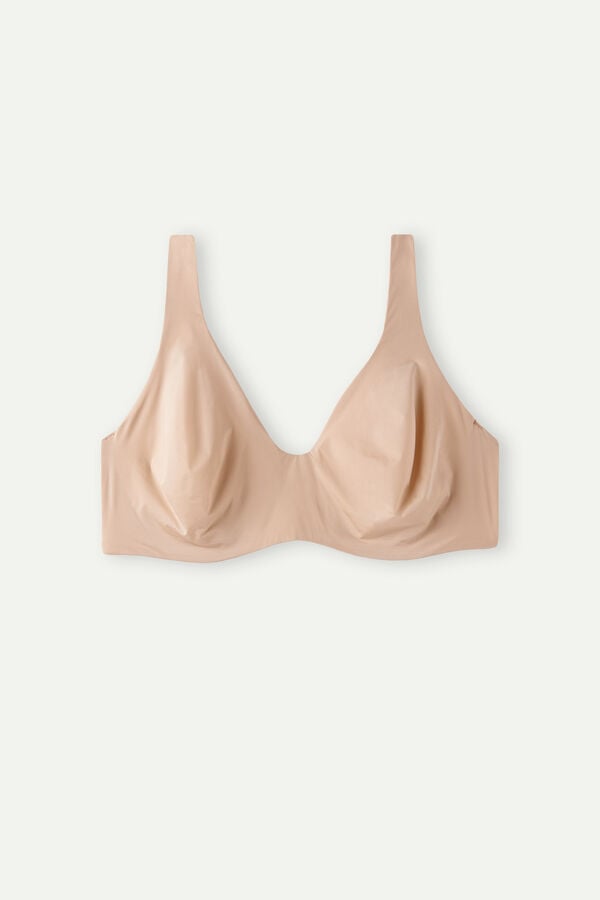 Intimssimi Greta Balconette Bra in Ultralight Microfiber Natural | SPEVO66164