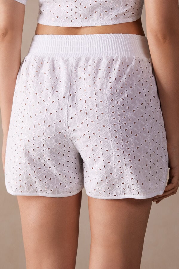 Intimssimi Hello Sunshine Sangallo Lace Shorts Blancas | TPEWZ14198