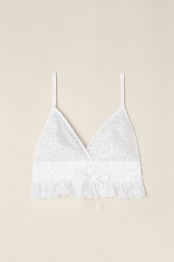 Intimssimi Hello Sunshine Sangallo Lace Bra Top Blancas | UPETG38507