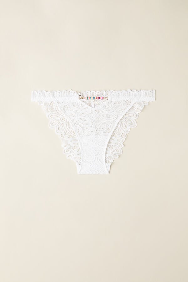 Intimssimi Hot Summer Days String Panties Blancas | PEEGJ14967