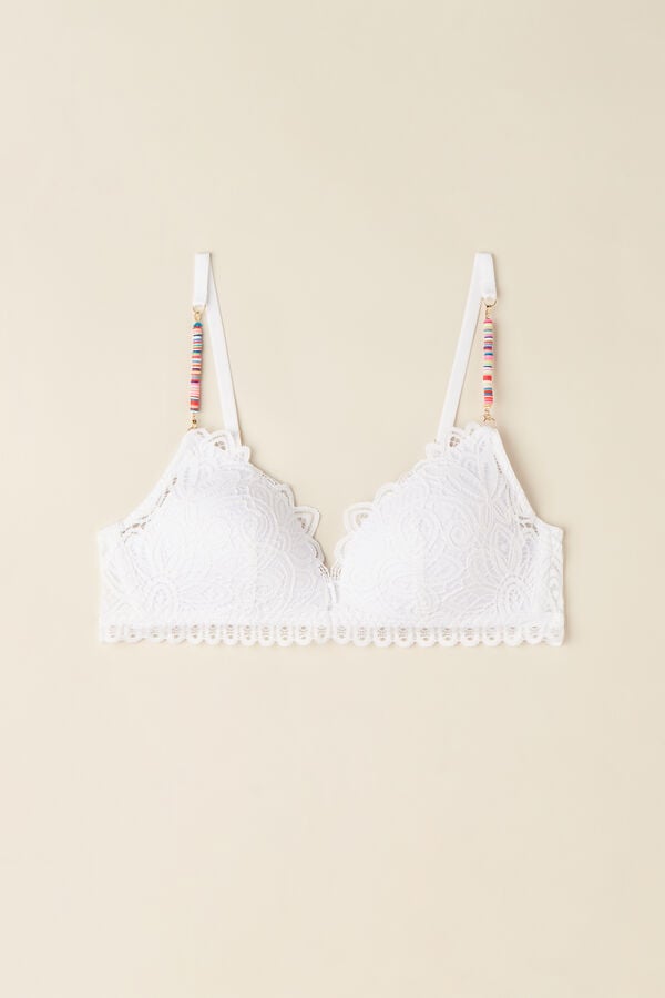 Intimssimi Hot Summer Days Tiziana Triangle Bra Blancas | PPEER45432