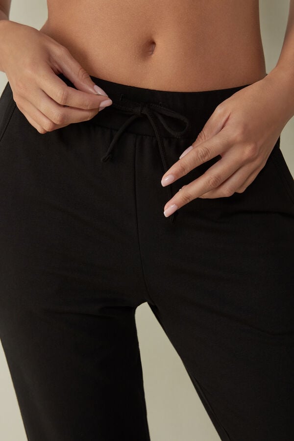 Intimssimi In Action Plush Jogger Pants Negras | PEQAV40311