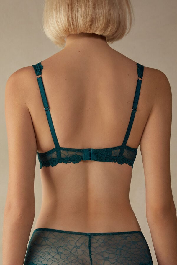 Intimssimi In Full Bloom Elena Balconette Bra Verde | GPEEC81548