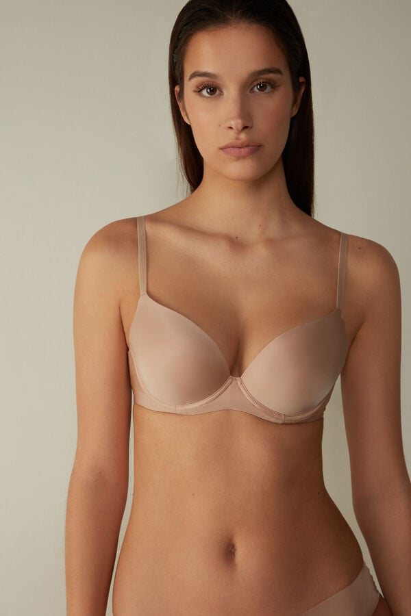 Intimssimi Irina Microfiber Balconette Bra Natural | PEDYB35645