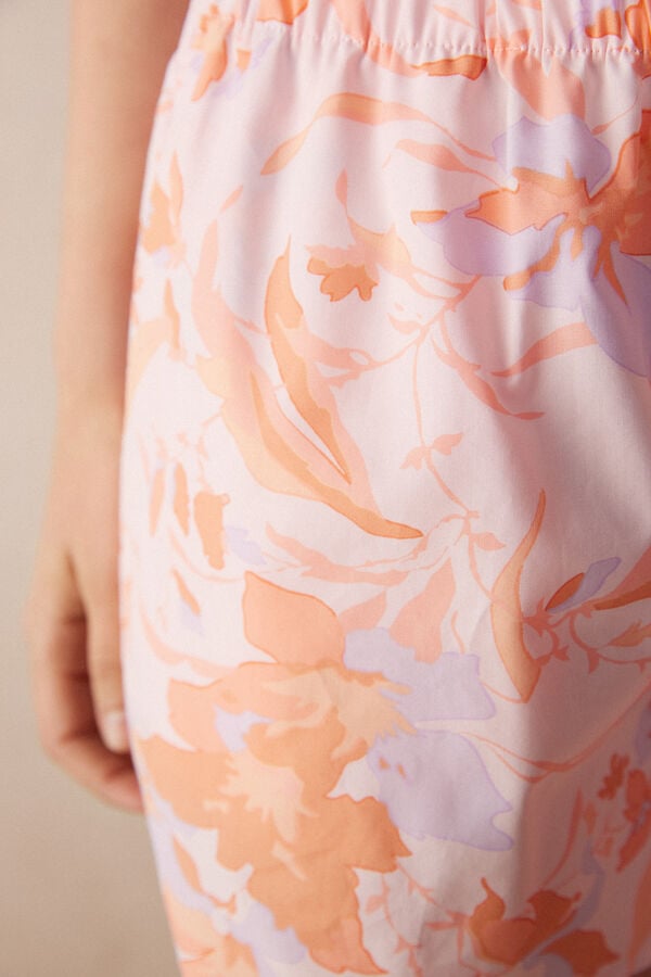 Intimssimi Iris and Apricot Cloth Shorts Print | GPEUC61392