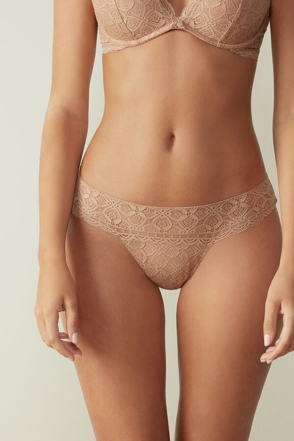 Intimssimi Lace Brazilian Natural | YPEVQ34633