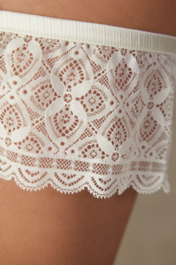 Intimssimi Lace Garter Blancas | LPESX74604