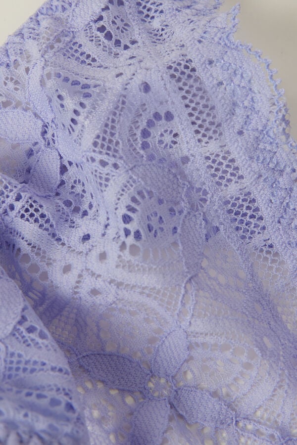 Intimssimi Lace String Thong Violet | FPEHY26574