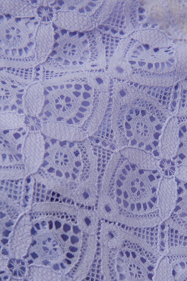 Intimssimi Lace and Microfiber Brazilian Violet | MPEHR75711