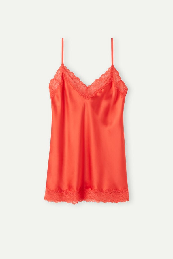 Intimssimi Lace and Silk Top Naranjas | APEWC57055