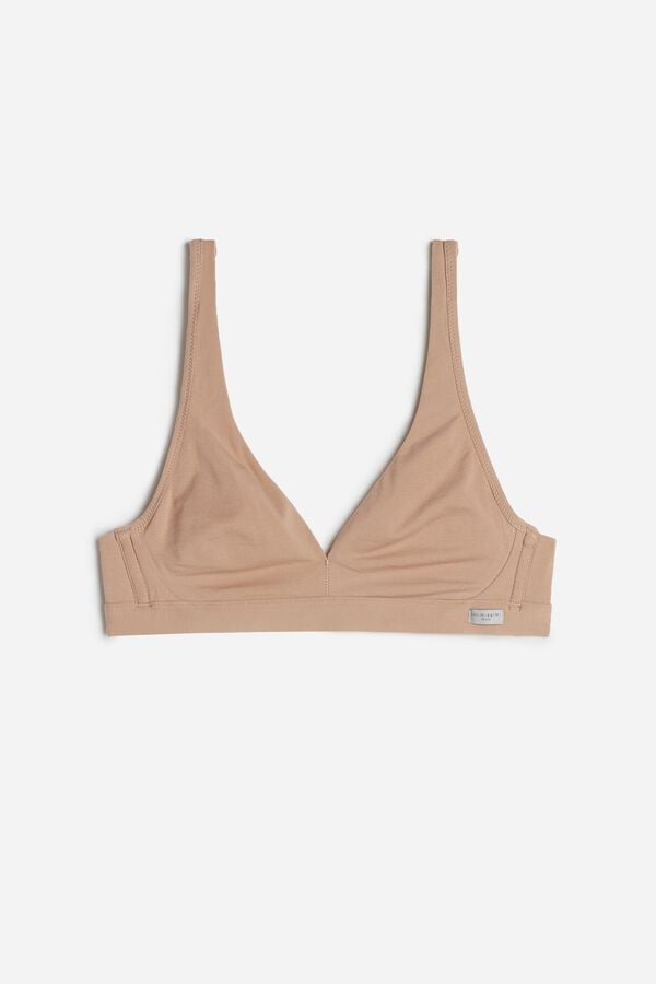 Intimssimi Lara Cotton Triangle Bra Natural | PEQCS89114