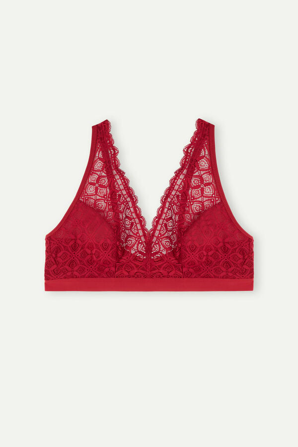 Intimssimi Lara Triangle Bra in Lace Rojas | GPEEC73874