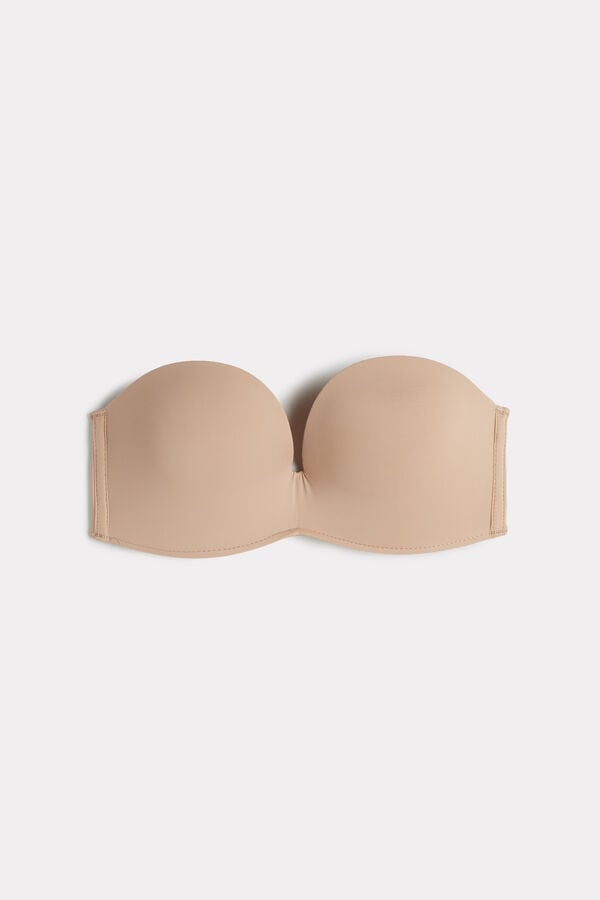 Intimssimi Laura Microfiber Bandeau Bra Natural | PEQCS11104