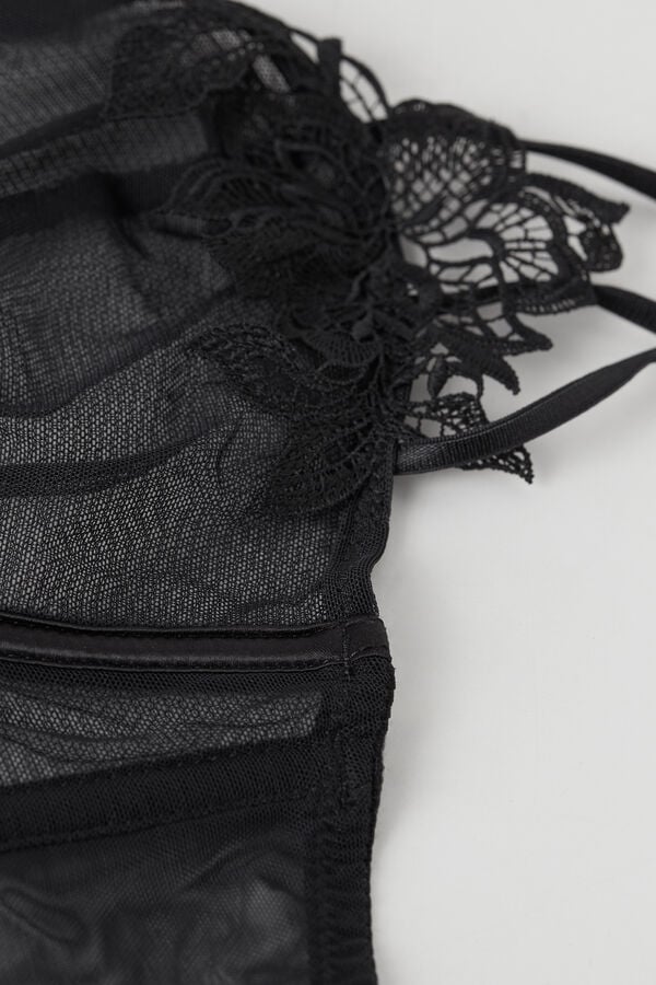 Intimssimi Layers of Lust Balconette Bra Negras | SPEVO41613