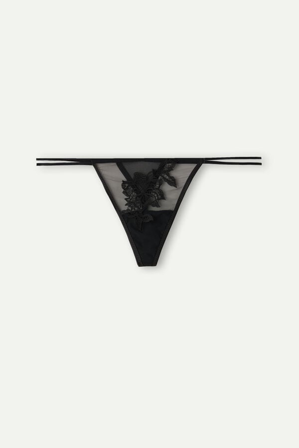 Intimssimi Layers of Lust String Thong Negras | LPETR33755