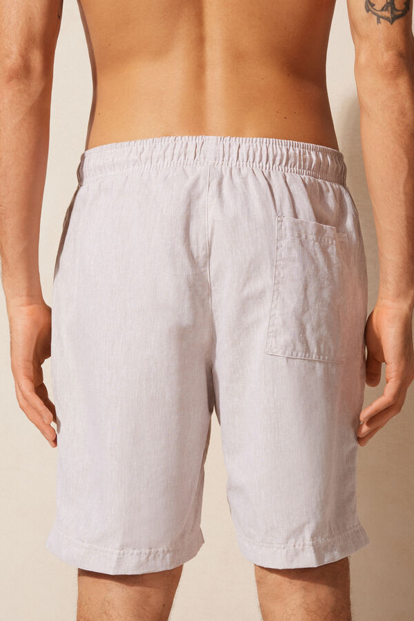 Intimssimi Linen and Cotton Shorts Natural | PEZPD96742