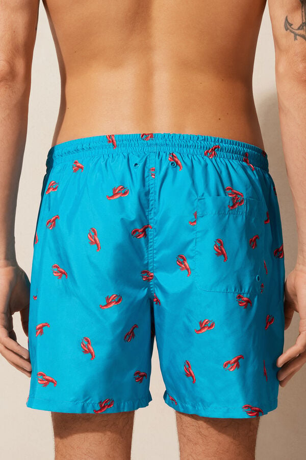 Intimssimi Lobster Print Swim Trunks Azules | TPEWZ61839