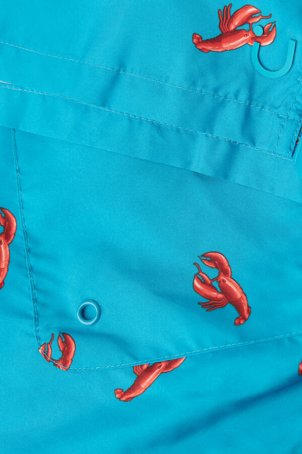 Intimssimi Lobster Print Swim Trunks Azules | TPEWZ61839