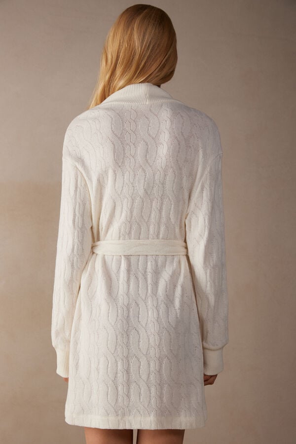 Intimssimi Lost in Fields Braided Robe Blancas | SPENY53840