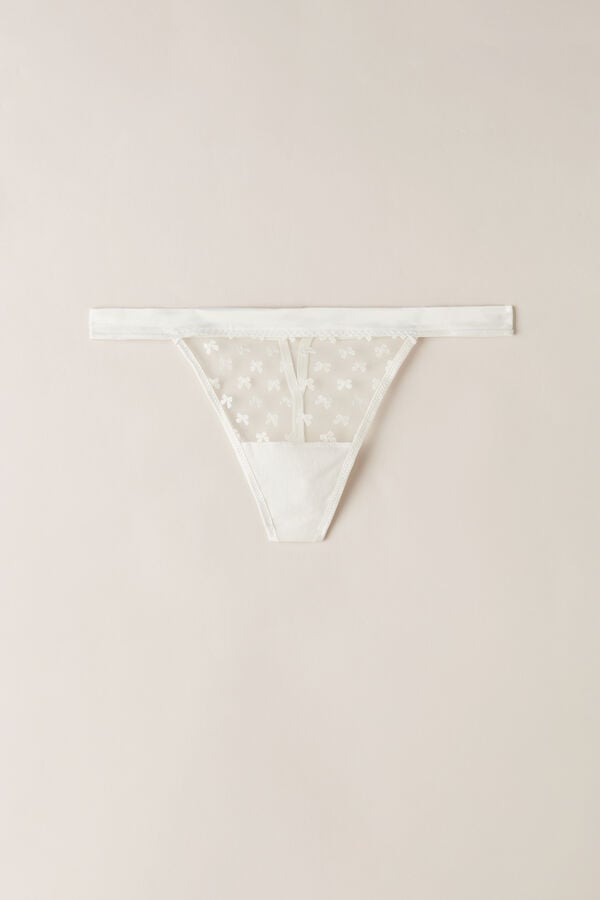 Intimssimi Love Cadeau String Thong Blancas | MPEHR45962