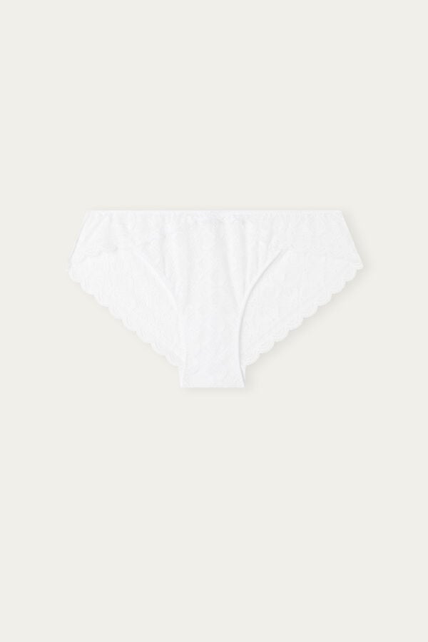 Intimssimi Low Rise Lace Panties Blancas | PEJZR43773