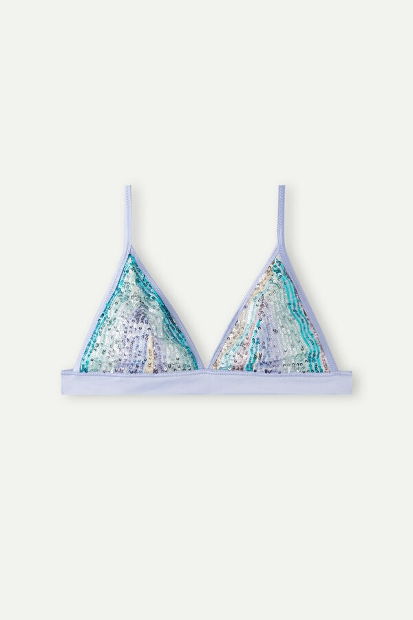 Intimssimi Miami Nights Triangle Bra Azules | QPEWA16926