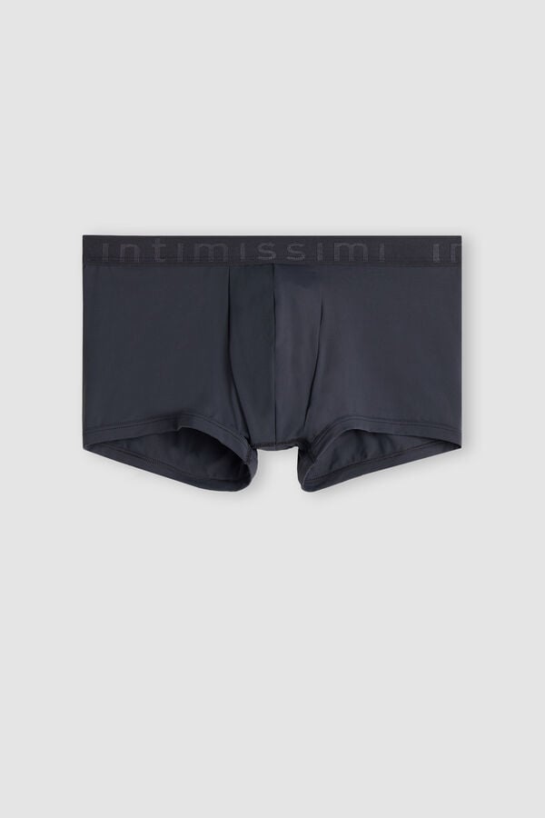 Intimssimi Microfiber Logo Boxer Shorts Gris | ZPEMJ34278