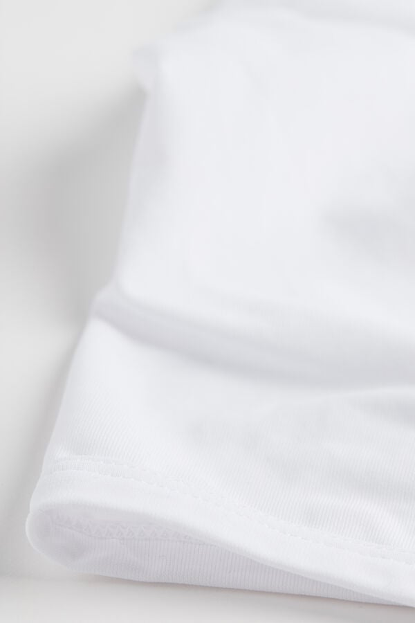 Intimssimi Microfiber T-shirt Blancas | YPEGT64009