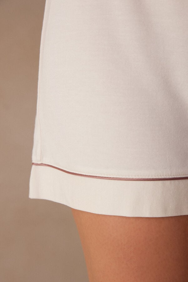 Intimssimi Modal Shorts with Contrast Trim Natural | BPESD19199