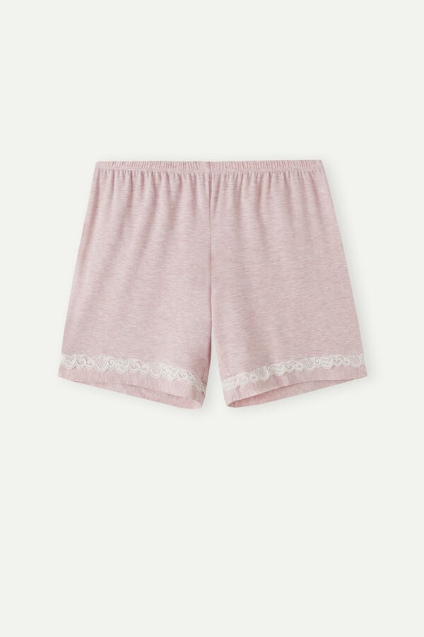 Intimssimi Modal Shorts with Lace Details Rosas | FPEHY21640