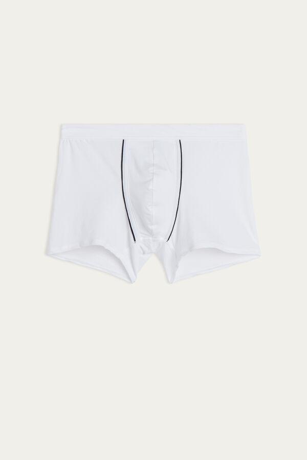 Intimssimi Natural Fresh Supima® Cotton Boxers Blancas | EPEHC52169