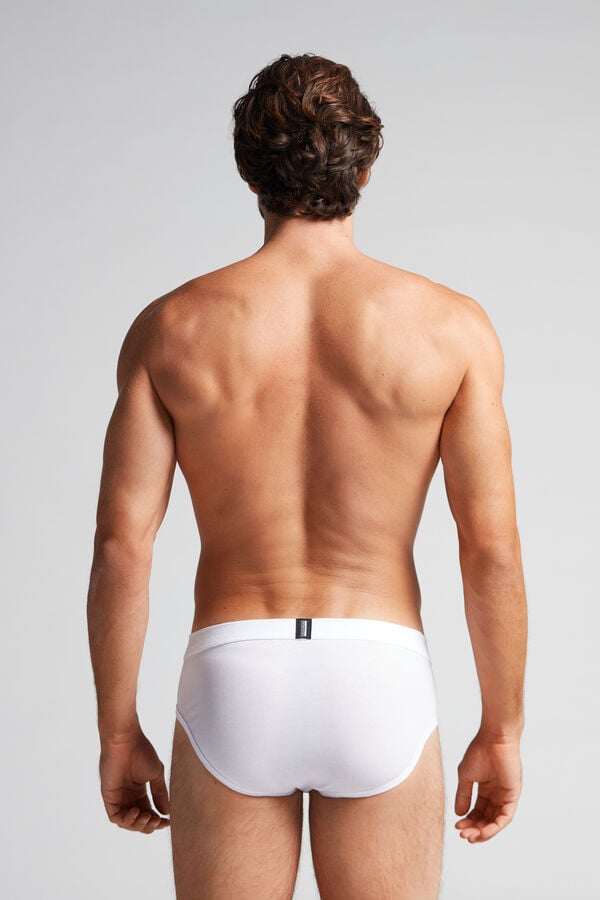 Intimssimi Natural Fresh Supima® Cotton Briefs Blancas | GPEEC38248