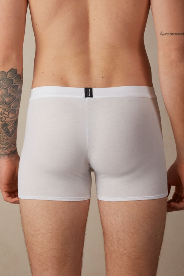 Intimssimi Natural Fresh Supima® Cotton Boxers Blancas | GPEEC98710