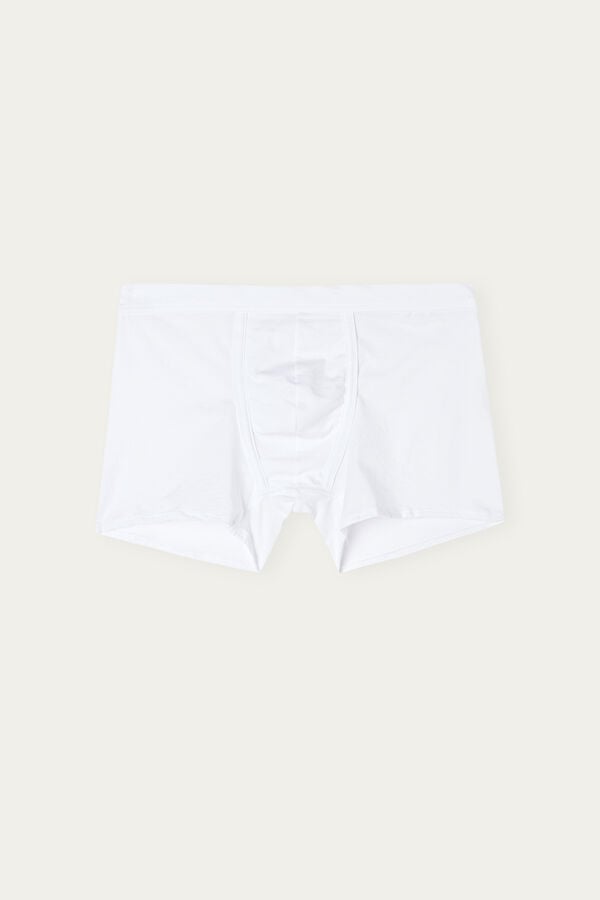 Intimssimi Natural Fresh Supima® Cotton Boxers Blancas | LPETR88669