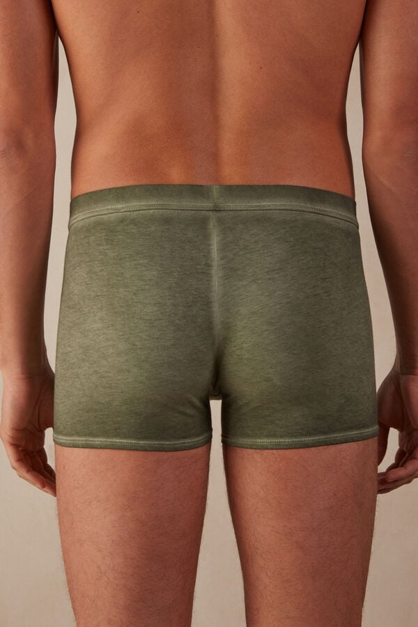 Intimssimi Natural Fresh Supima® Cotton Boxers Verde | PECVG49533