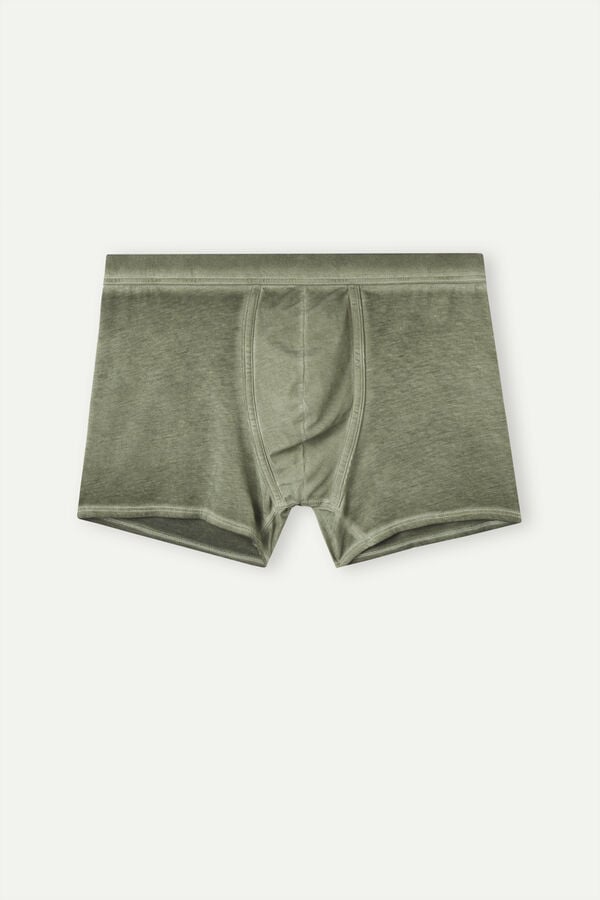 Intimssimi Natural Fresh Supima® Cotton Boxers Verde | PECVG49533