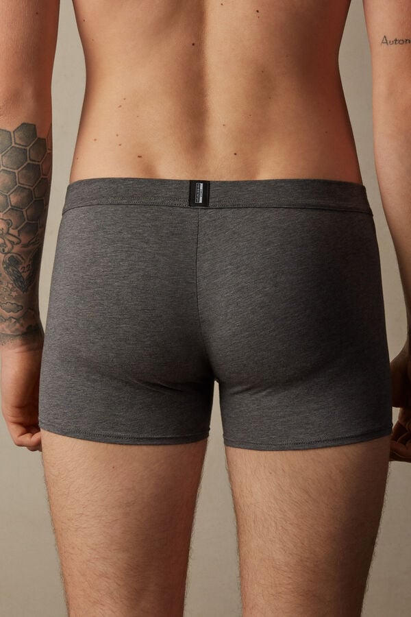 Intimssimi Natural Fresh Supima® Cotton Boxers Gris Oscuro | PEJKU83538