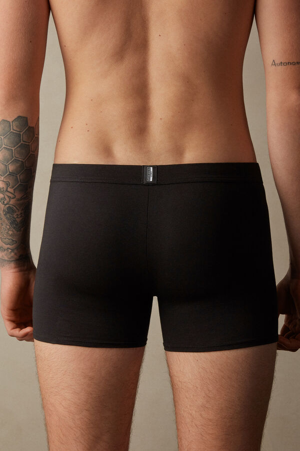 Intimssimi Natural Fresh Supima® Cotton Boxers Negras | PEJZR66998