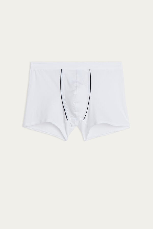 Intimssimi Natural Fresh Supima® Cotton Boxers Blancas | PEXBR31430