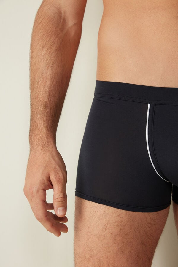 Intimssimi Natural Fresh Supima® Cotton Boxers Azules | PEZDE70749