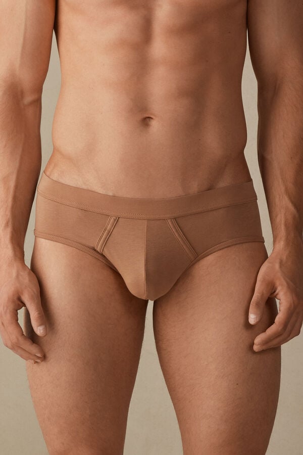 Intimssimi Natural Fresh Supima® Cotton Briefs Natural | PEZPD96030