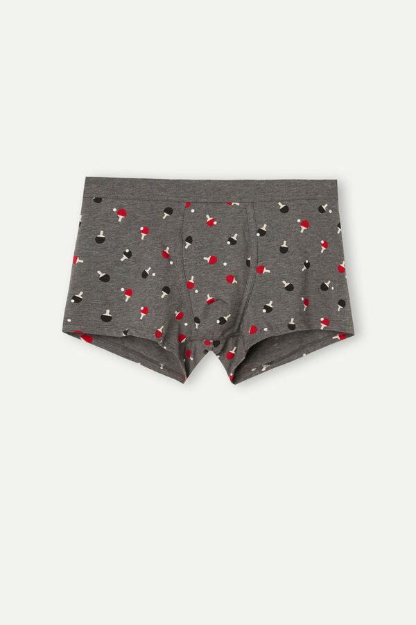 Intimssimi Ping Pong Boxers in Stretch Supima® Cotton Gris | APEDF13250