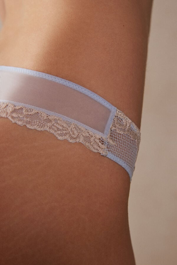 Intimssimi Pretty Flowers Brazilian Azules Claro | DPEVO44860