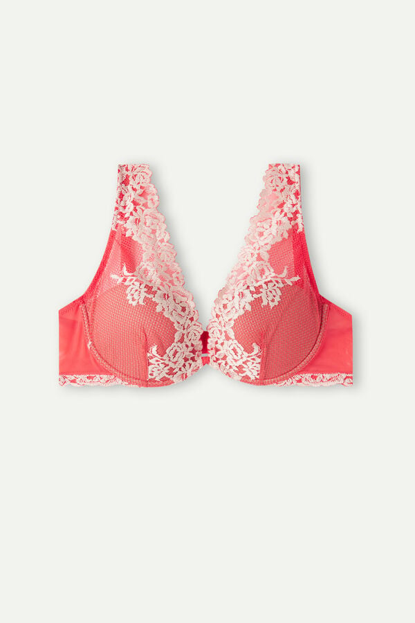 Intimssimi Pretty Flowers Elena Balconette Bra Blancas | PECIF41545